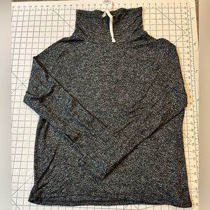 J. Crew Men’s Size XL Dark Grey Drawstring Turtleneck